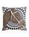 Equus Optic Blue Pillow