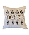Linen Polo Players Pillow- 2 Options