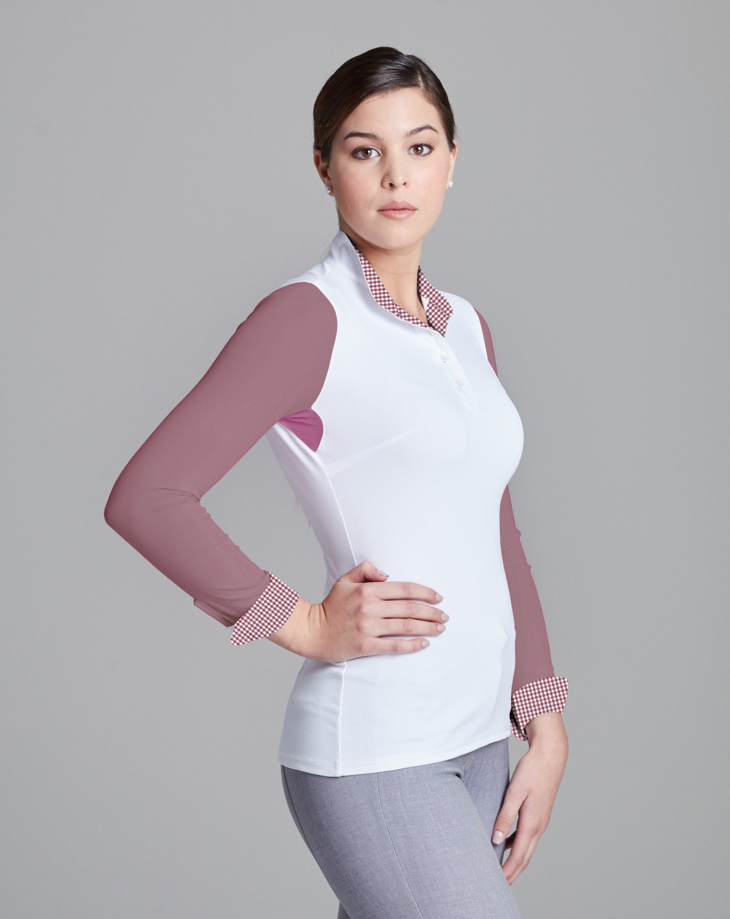 ★ILLIGO★ Vintage Rose Long Sleeve White LF13E_Front_Raspberry.jpg?v=