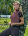 Ettie Black Lace Short Sleeve - 2 Color Options