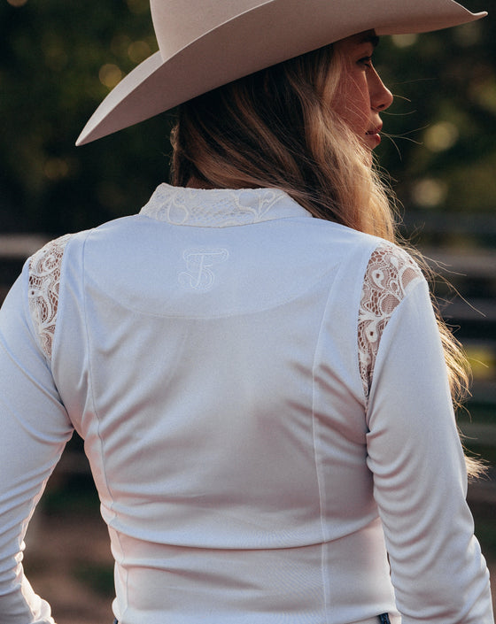 Ettie White Lace Long Sleeve- 2 Color Options