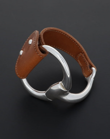  Snaffle Bit Saddle Leather Cuff