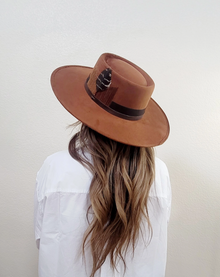  Anat Gambler Crown Tobacco Suede Hat