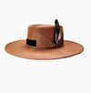 Anat Gambler Crown Tobacco Suede Hat