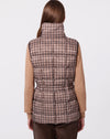 Houndstooth Down Vest