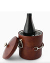 Leather Equestrian Bit Ice Bucket