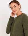 Olive Everyday Cashmere Blend Crew