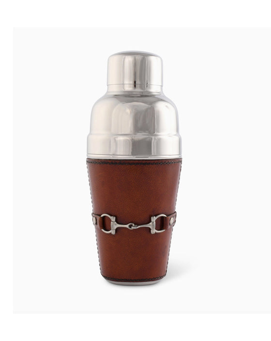 Leather Equestrian Cocktail Shaker